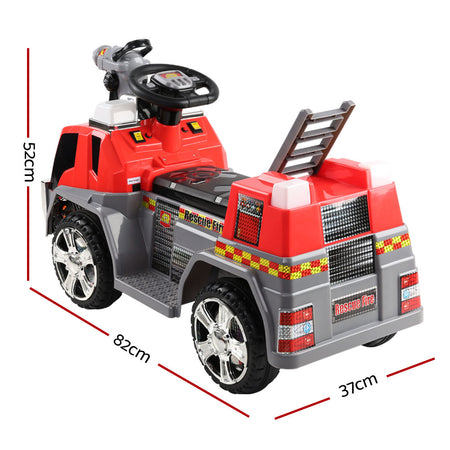 Kids Ride On Electric Fire Truck - Battery Operated