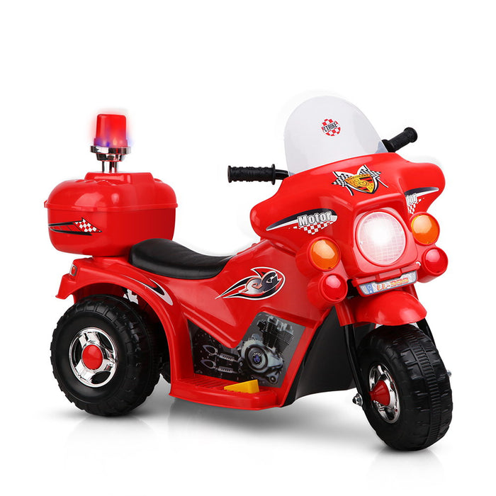 Kids Ride On Electric Red Motorbike - Battery Operated