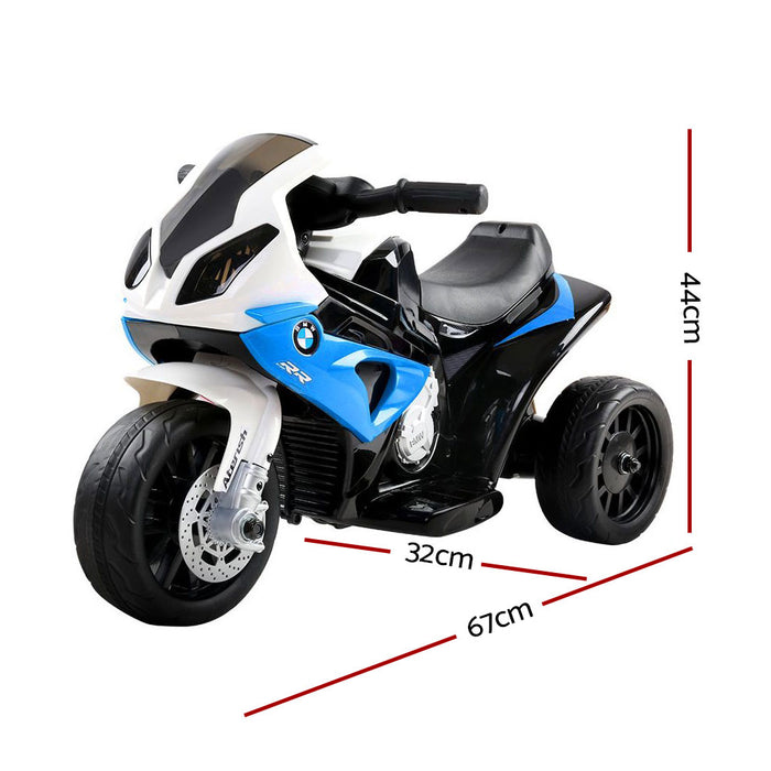 Kids Ride On BMW Licensed S1000RR - Blue Electric Motorbike
