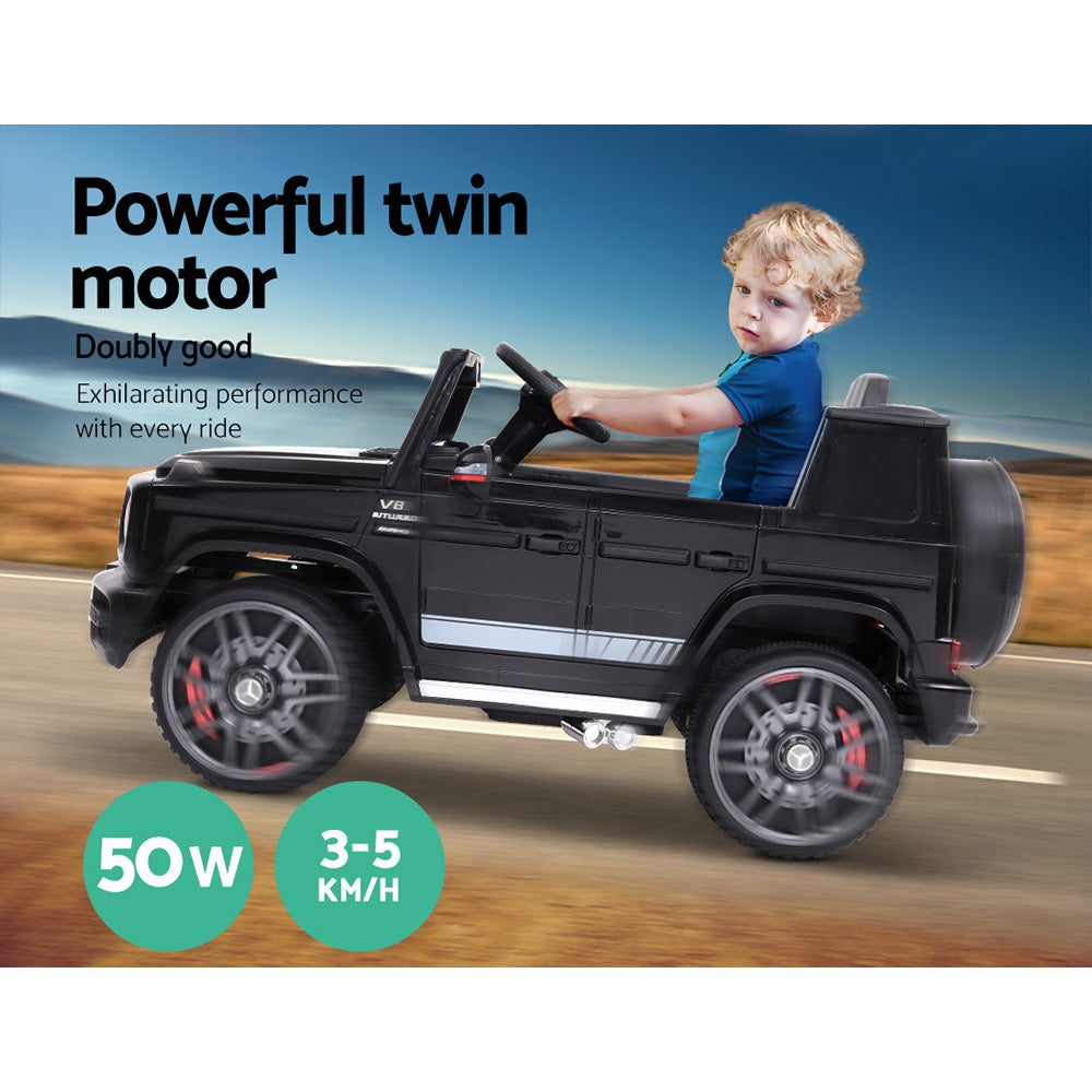 Mercedes-Benz Kids Ride On Car - Electric AMG G63 Licensed Black Car