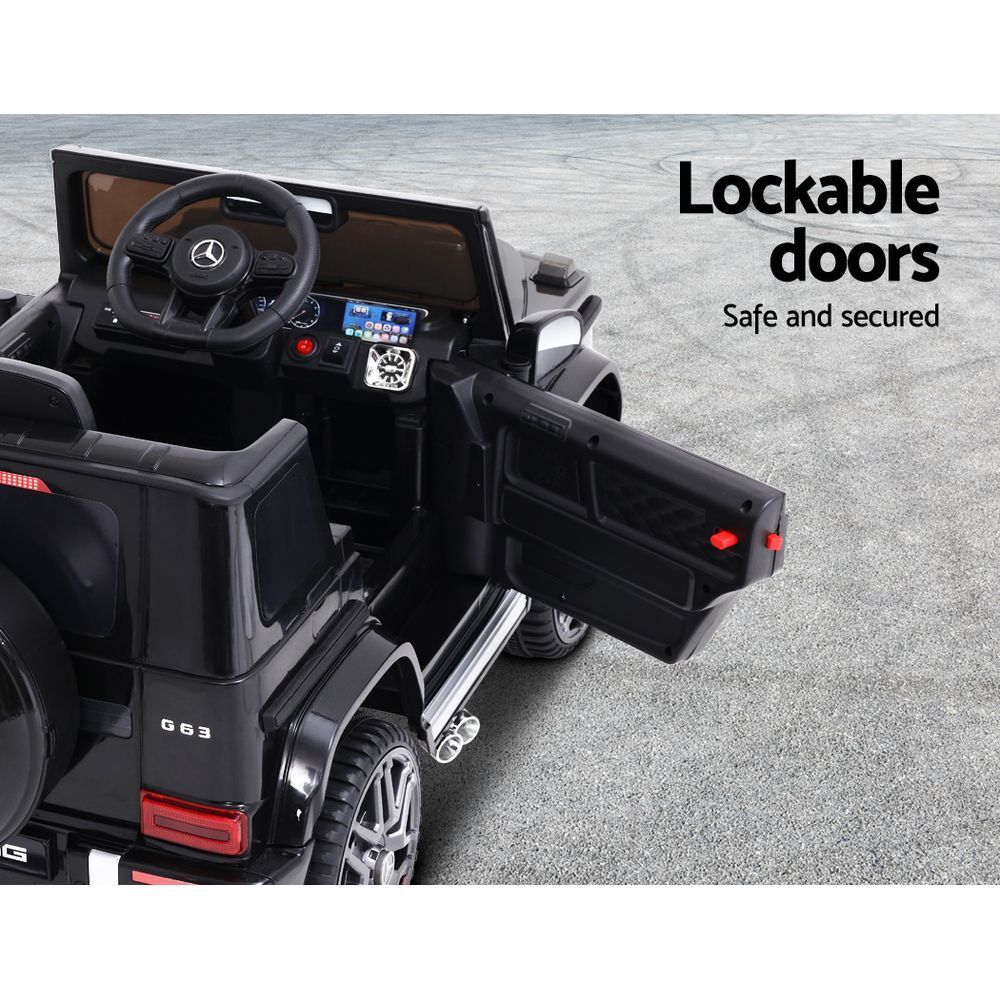 Mercedes-Benz Kids Ride On Car - Electric AMG G63 Licensed Black Car