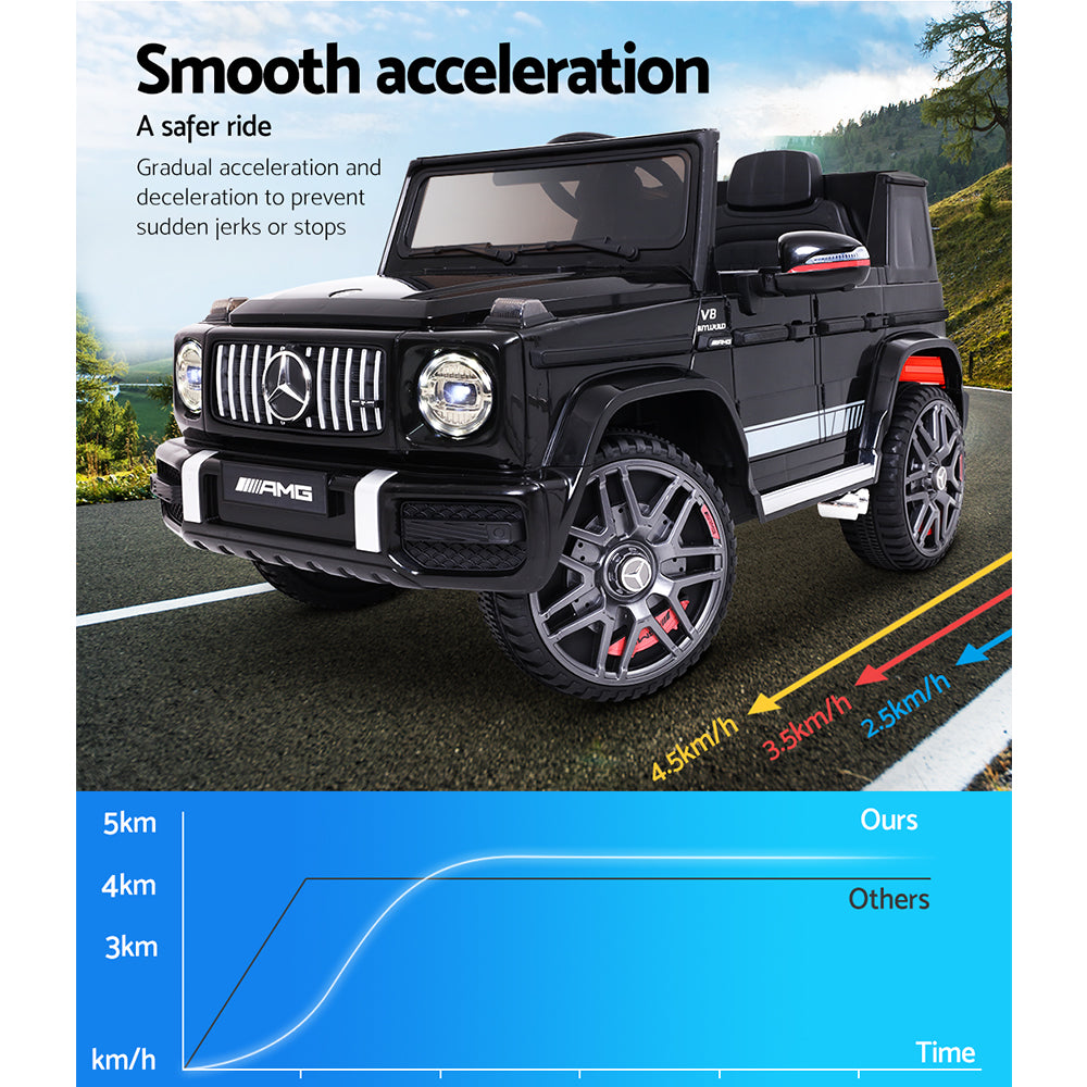Mercedes-Benz Kids Ride On Car - Electric AMG G63 Licensed Black Car