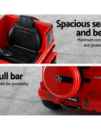 Kids Ride On Car Electric Mercedes-Benz Licensed Toys 12V Battery Red Cars AMG63
