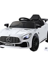 Kids Ride On Car Mercedes-Benz AMG GTR Electric Toy Cars 12V White
