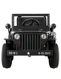 Rigo Kids Ride On Car Off Road Military Toy Cars 12V Black
