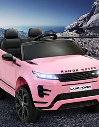 Kids Ride On Car Licensed Land Rover 12V Electric Car Toys Battery Remote Pink
