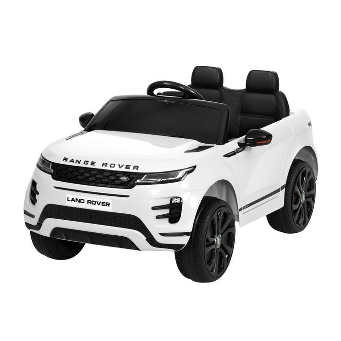 Licensed Land Rover Kids Ride On Electric White Car with Remote (12V)