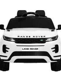 Licensed Land Rover Kids Ride On Electric White Car with Remote (12V)
