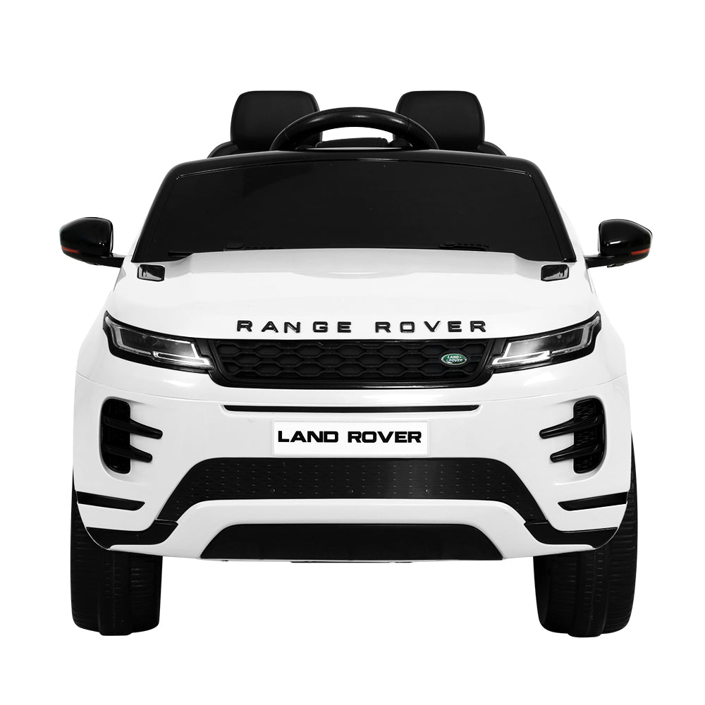 Licensed Land Rover Kids Ride On Electric White Car with Remote (12V)