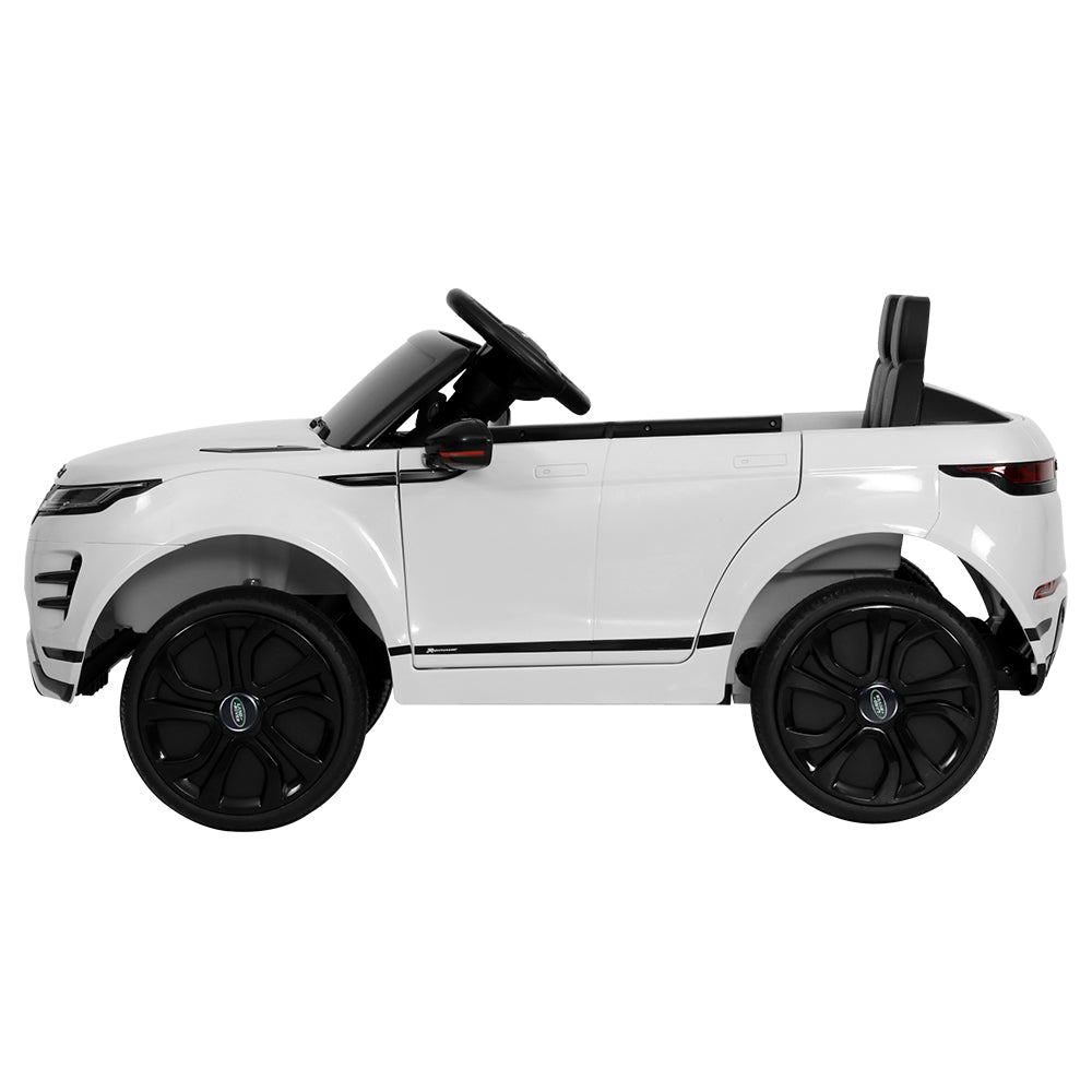 Licensed Land Rover Kids Ride On Electric White Car with Remote (12V)