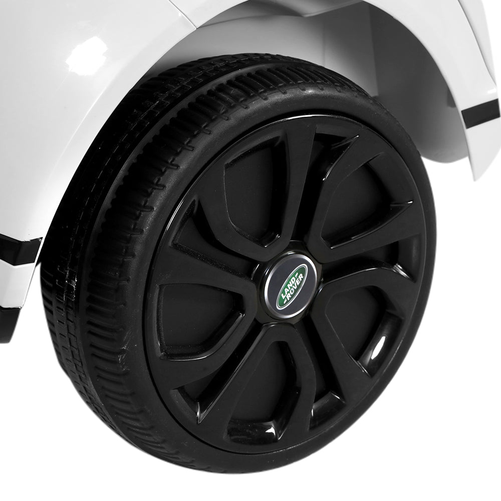 Licensed Land Rover Kids Ride On Electric White Car with Remote (12V)