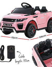 Kids Ride On Pink SUV Electric Car - Remote Control (12V)
