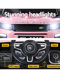 Kids Ride On Pink SUV Electric Car - Remote Control (12V)
