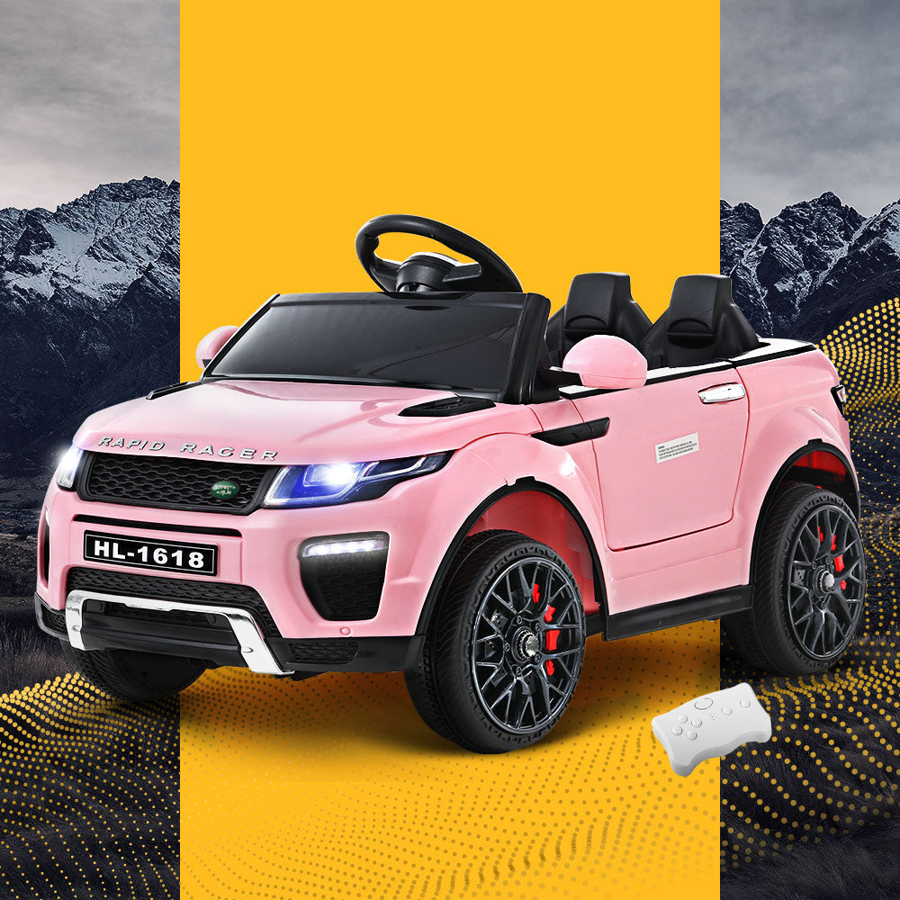 Kids Ride On Pink SUV Electric Car - Remote Control (12V)