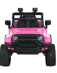 Rigo Kids Ride On Car Electric 12V Car Toys Jeep Battery Remote Control Pink

