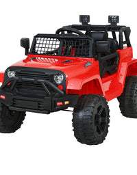 Rigo Kids Ride On Car Electric 12V Car Toys Jeep Battery Remote Control Red
