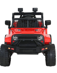 Rigo Kids Ride On Car Electric 12V Car Toys Jeep Battery Remote Control Red
