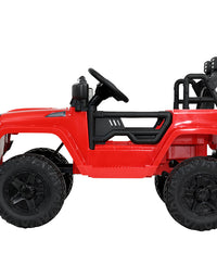 Rigo Kids Ride On Car Electric 12V Car Toys Jeep Battery Remote Control Red
