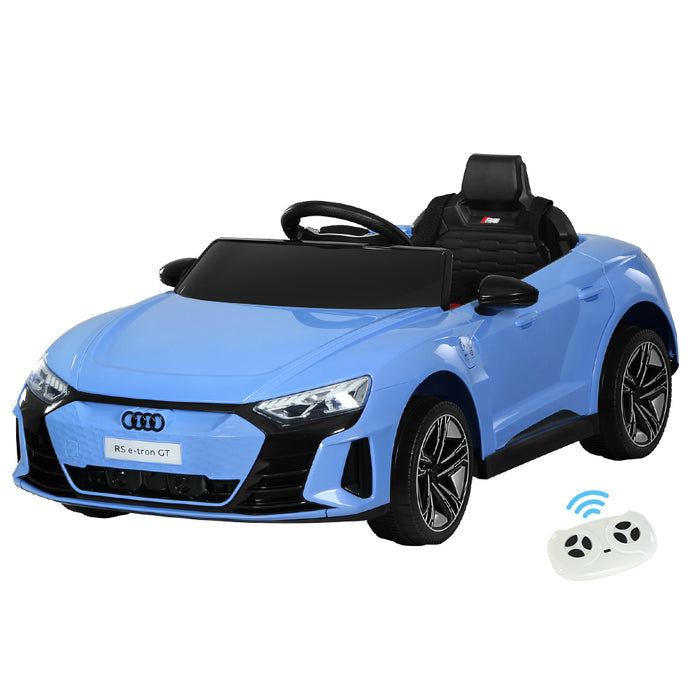 Licensed Audi Ride On Blue Electric Sports Car - Remote Control (12V)