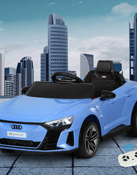 Licensed Audi Ride On Blue Electric Sports Car - Remote Control (12V)
