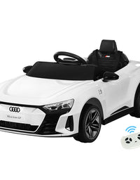 Audi Ride On Car Electric Sports Toy Cars RS e-tron GT Licensed Rigo White 12V
