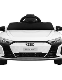 Audi Ride On Car Electric Sports Toy Cars RS e-tron GT Licensed Rigo White 12V

