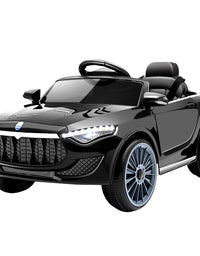 Kids Ride On Black Electric Car - Remote Control (12V)l  Black MP3 LED
