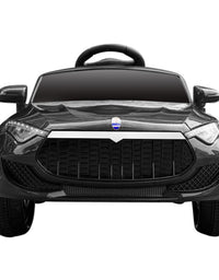 Kids Ride On Black Electric Car - Remote Control (12V)l  Black MP3 LED
