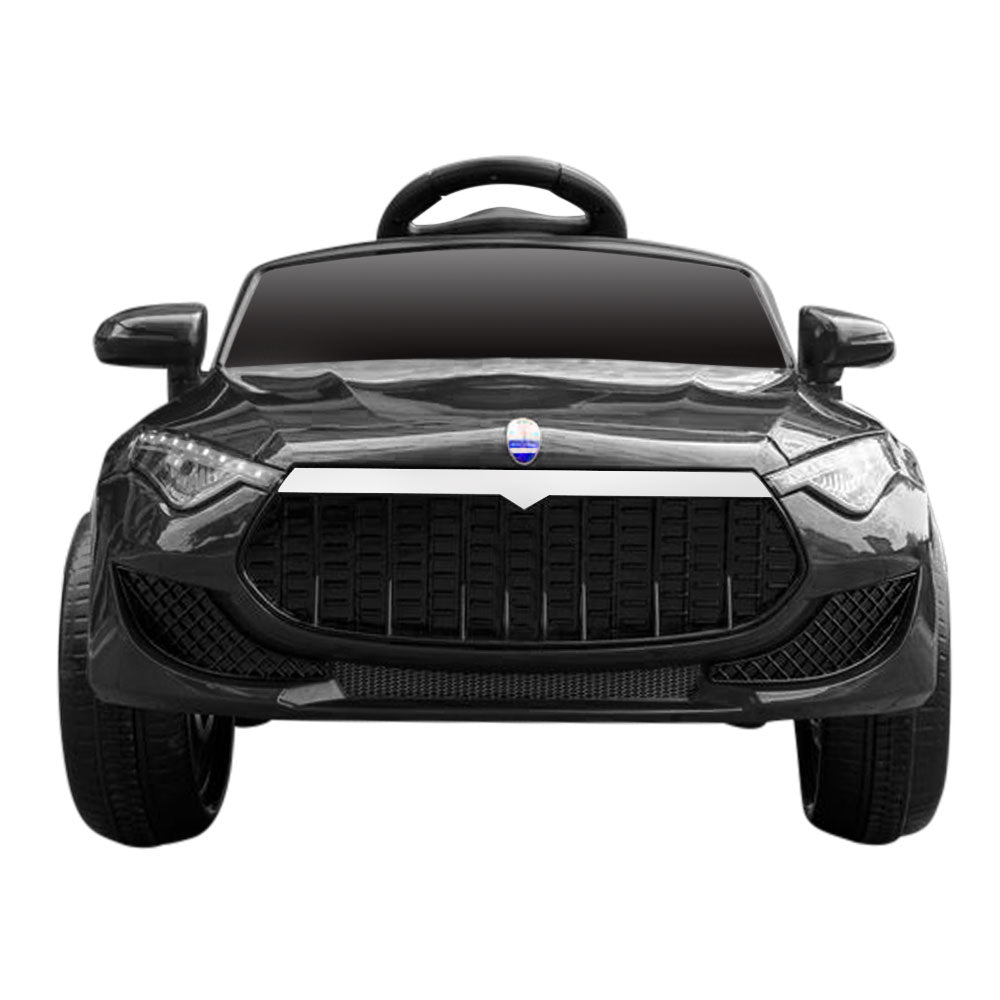 Kids Ride On Black Electric Car - Remote Control (12V)l  Black MP3 LED