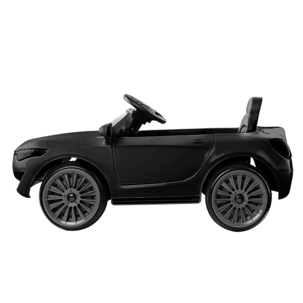 Kids Ride On Black Electric Car - Remote Control (12V)l  Black MP3 LED