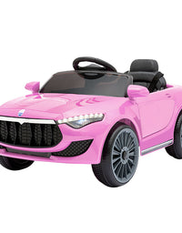 Kids Ride On Electric Pink Car - Remote Control (12V)
