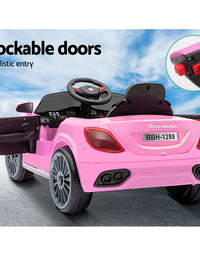 Kids Ride On Electric Pink Car - Remote Control (12V)
