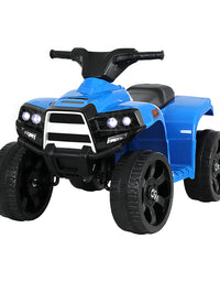 Rigo Kids Ride On ATV Quad Motorbike Car 4 Wheeler Electric Toys Battery Blue
