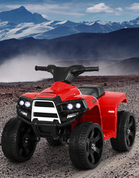 Rigo Kids Ride On ATV Quad Motorbike Car 4 Wheeler Electric Toys Battery Red
