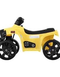 Rigo Kids Ride On ATV Quad Motorbike Car 4 Wheeler Electric Toys Battery Yellow
