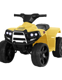 Rigo Kids Ride On ATV Quad Motorbike Car 4 Wheeler Electric Toys Battery Yellow
