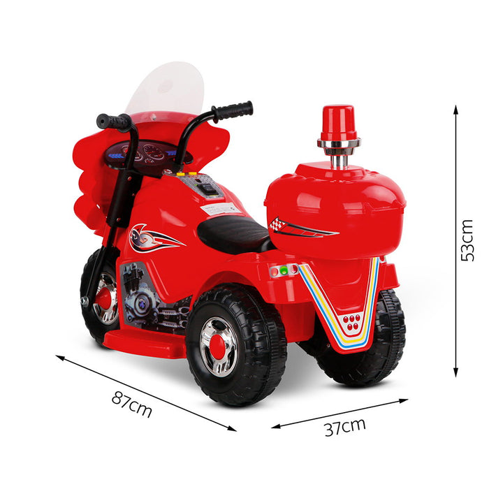 Kids Ride On Electric Red Motorbike - Battery Operated