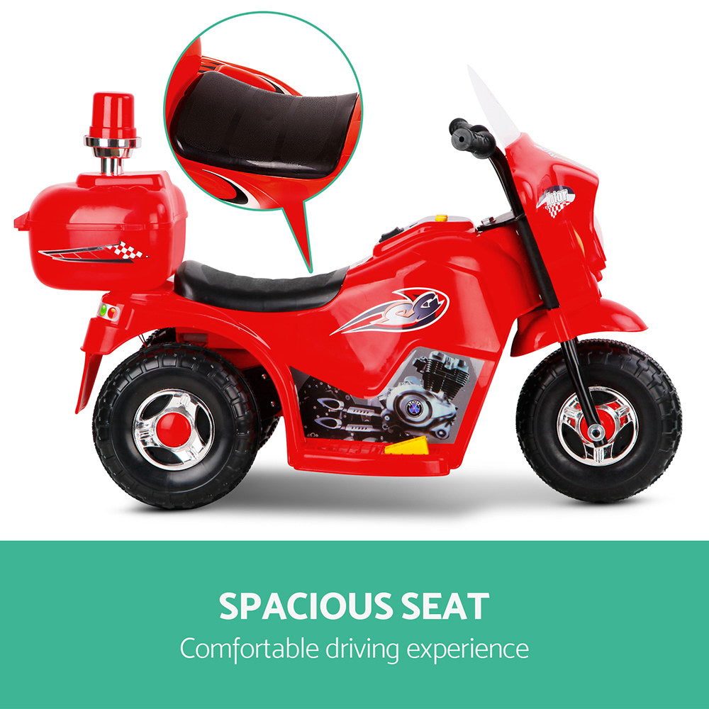 Kids Ride On Electric Red Motorbike - Battery Operated
