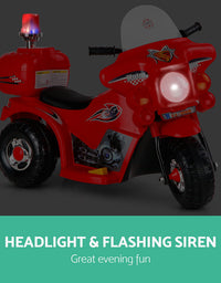 Kids Ride On Electric Red Motorbike - Battery Operated

