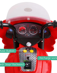 Kids Ride On Electric Red Motorbike - Battery Operated
