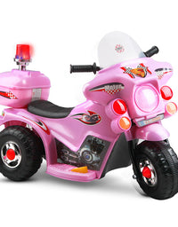 Kids Ride On Electric Pink Motorbike - 3 Wheel
