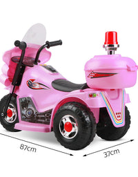 Kids Ride On Electric Pink Motorbike - 3 Wheel

