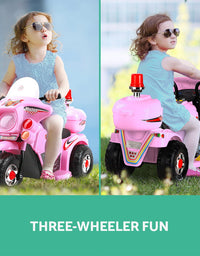 Kids Ride On Electric Pink Motorbike - 3 Wheel
