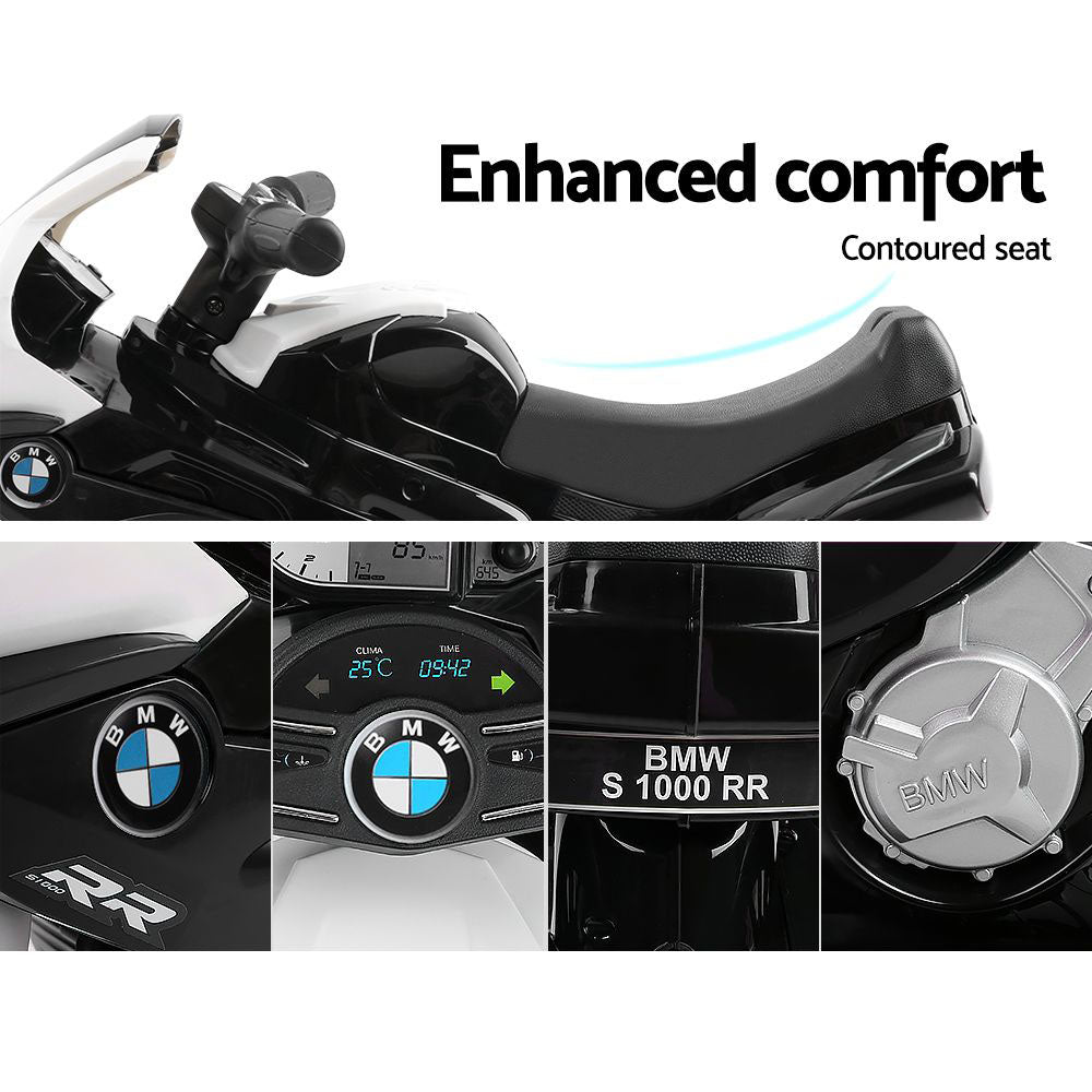 Kids Ride On BMW Licensed S1000RR Black Electric Motorbike