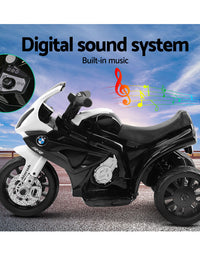 Kids Ride On BMW Licensed S1000RR Black Electric Motorbike

