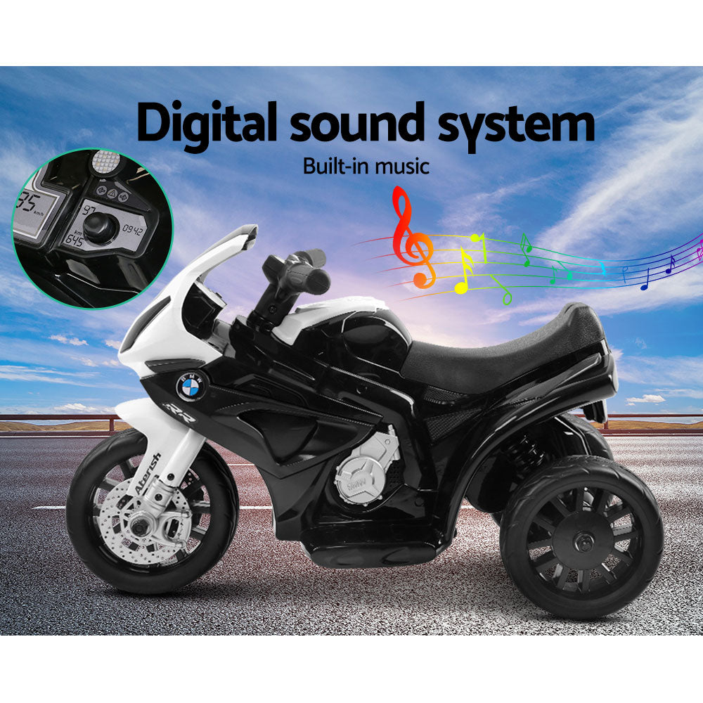 Kids Ride On BMW Licensed S1000RR Black Electric Motorbike