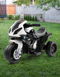 Kids Ride On BMW Licensed S1000RR Black Electric Motorbike

