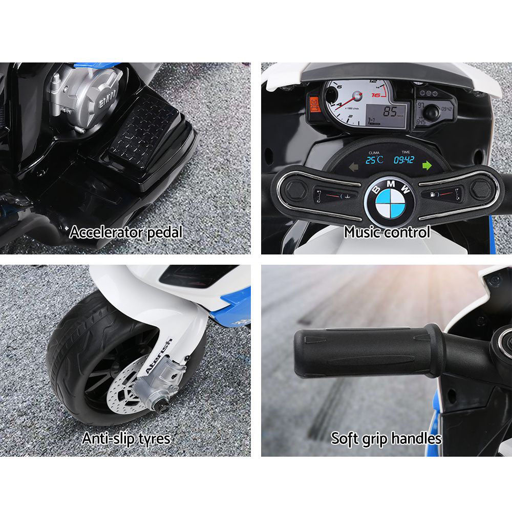 Kids Ride On BMW Licensed S1000RR - Blue Electric Motorbike