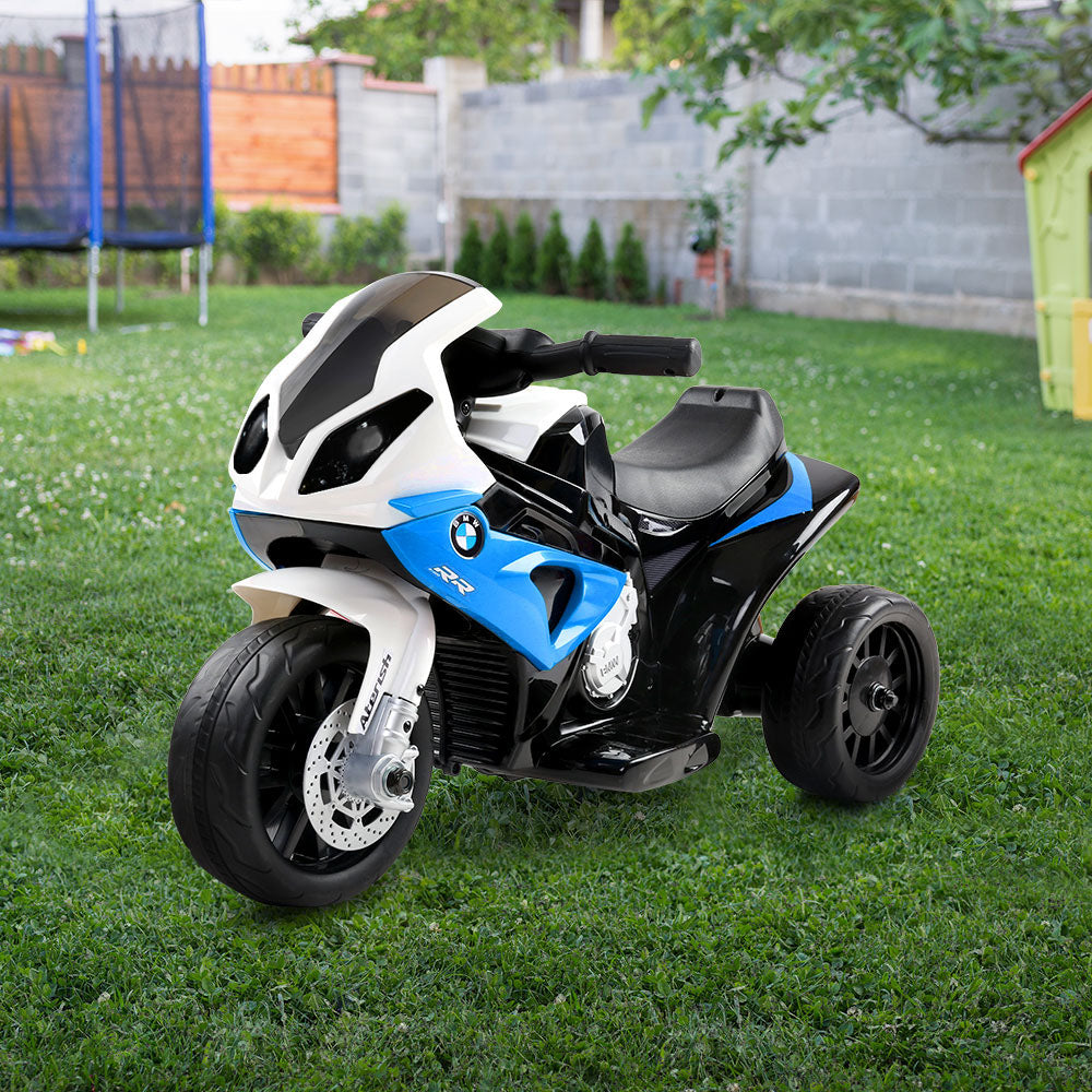 Kids Ride On BMW Licensed S1000RR - Blue Electric Motorbike