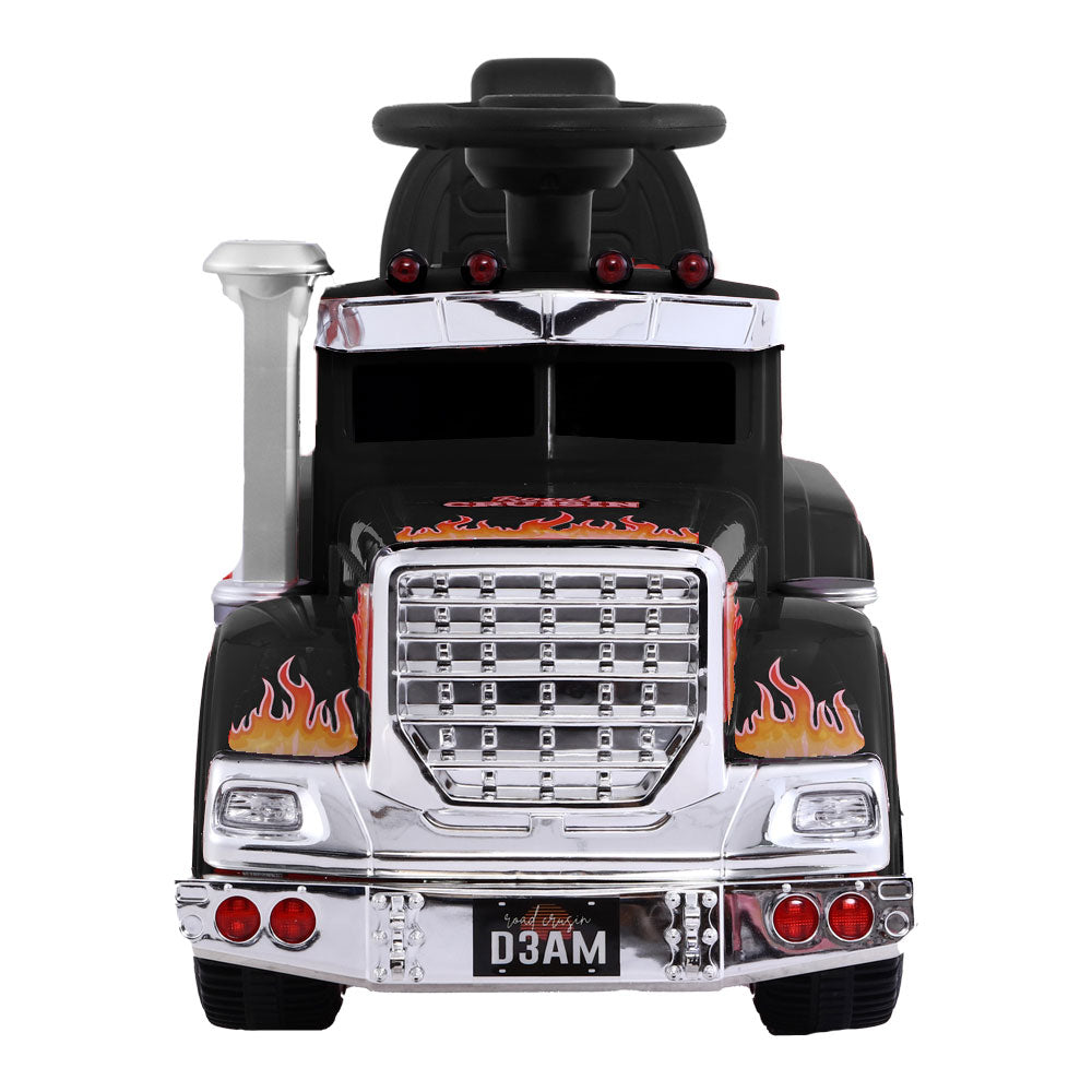 Kids Ride on Black Electric Truck - Battery Operated